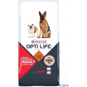 Versele Laga Opti Life dog Adult Digestion Medium & Maxi 12,5 kg