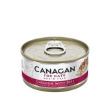 CANAGAN CAT CAN CHICKEN & BEEF 75 G