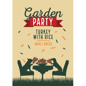 GARDEN PARTY Adult Small Breed Turkey & Rice