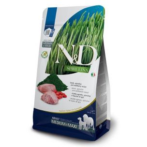 Farmina N&D dog SPIRULINA (GF) adult medium & maxi, lamb 7 kg