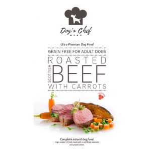 DOG’S CHEF Roasted Scottish Beef with Carrots
