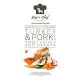 DOG’S CHEF Turkey & Pork with Sweet Potato and Papaya ACTIVE SMALL BREED