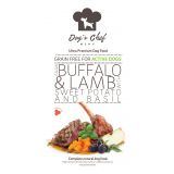 DOG’S CHEF Italian Buffalo & Lamb with Sweet Potato and Basil ACTIVE DOGS