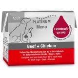 PLATINUM Menu Beef+Chicken 12 x 90 g